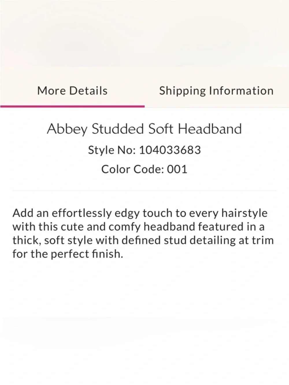 Free People Abbey red Studded Hair Bandeau